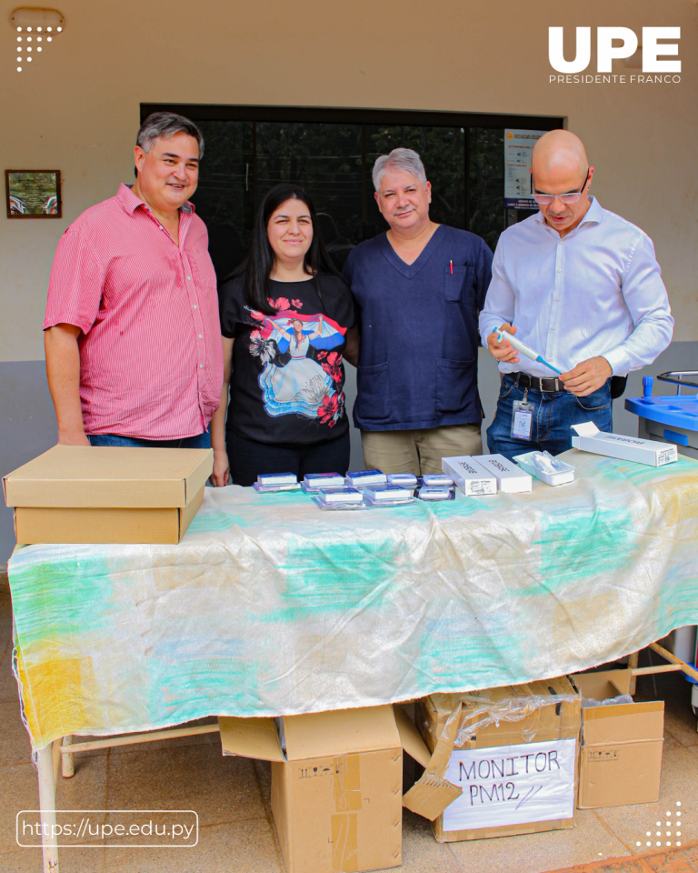 UPE ENTREGA NUEVOS EQUIPAMIENTOS AL HOSPITAL DISTRITAL DE NATALIO